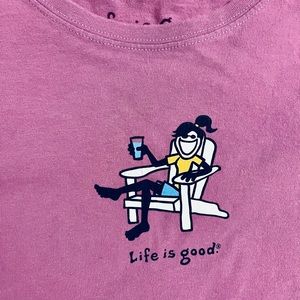 Life is Good vintage fit women’s tee, large, NWOT